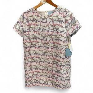 NWT CeCe by Cynthia Steffe Shift Dress in jacquard fabric fully lined size 6